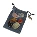 Crystal pouches and amulets