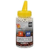 2000 Ct Bottle - .25g Pro Grade Airsoft BB's - White
