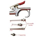 Buy 5 Pc Blow Gun Air Tool Kit Inflation Needle Nozzle Gun Kit Blower