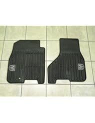 Automotive Parts and Accessories: Dodge Ram 2011-2012 Mega/Crew Cab Front Slush Floor Mats Dark Slate Mopar OEM - MOPAR