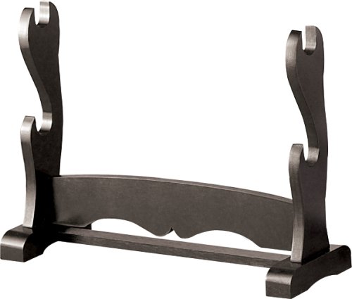 2 Tier Deluxe Katana Sword Display Table Top Stand Rack