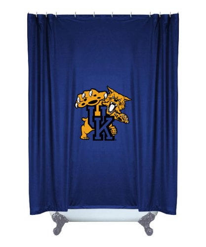 NCAA Kentucky Wildcats College Bathroom Shower Curtain