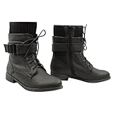 Damen gefüttert Stiefelette Boots 36 schwarz