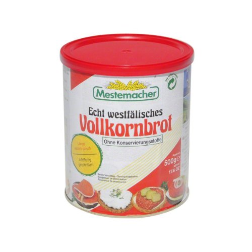 German Mestemacker Wholemeal Bread Without Preservatives - 1 x 500 g