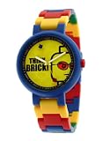 LEGO Midsize Classic Mini Figure Dial Think Brick Blue Watch #340818