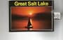 Post Card: GREAT SALT LAKE (Little bag of Salt connected on side), MWP-SF7, Great Mountain West Supply, InC, Photo by Fred W. Wrathall (Sailing on the Great Salt Lake)