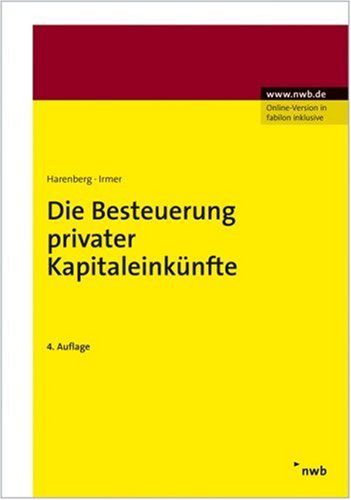 Die Besteuerung privater Kapitaleink�nfte