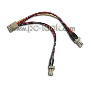 Pc-look - Duplicateur d'Alimentation Molex - 1F(3p)/2M(3p) Pc-look - Duplicateur d'Alimentation Molex - 1F(3p)/2M(3p)
