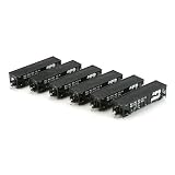 HO RTR 40' 3-Bay Ribbed Hopper, BN #1 (6)