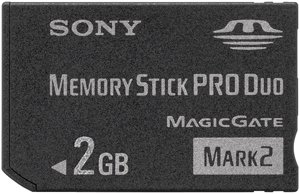Sony MSMT2G 2GB Memory Stick PRO Duo (Mark2) Media
