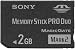 Sony MSMT2G 2GB Memory Stick PRO Duo (Mark2) Media