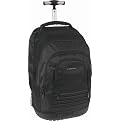 J World 21" Laptop Rolling Business Case - Black