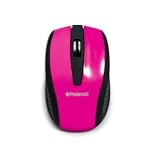 Polaroid 2.4GHz 1000 dpi Wireless Optical Mouse - Hot Pink/Black