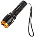 SecurityIng® Zoomable 600 Lumens XM-L T6 LED Bulb Lamp Flashlight 5 Switch Modes Focus Adjustable LED Lighting Lamp Flashlight Torch for Climbing,Camping and Other Activities (No Battery)