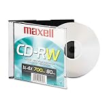 Maxell 700mb 4X Rewritable CD-RW - 80 Min (Single Disc)