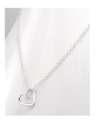 Heart Necklace In 92.5 Sterling Silver