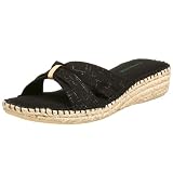 Grasshoppers Women's Capeside Slide Sandal,Black,8.5 M