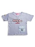 Giga Girls - Girls Short Sleeved Tee, Lt. Blue, Red, Black