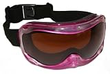 BIRDZ RAPTOR Sunglasses, Skiing Sports Glasses, Goggles, Motorcycling, ATV -Crystal Pink
