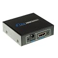 KanaaN HDMI Splitter Generation II/ HDMI Kabel Verteiler 1 zu 2 Y-Adapter 1080p FullHD 1.3b 2-fach/ 2-port/ 1 an 2