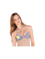 Volcom Optical Tropical Halter Bikini Top - Womens Multi Print, XL