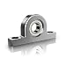 Spyraflo PB0-SMR695ZZ 5 mm Inner Diameter, Mounted Miniature Precision Ball Bearing In An Aluminum Housing