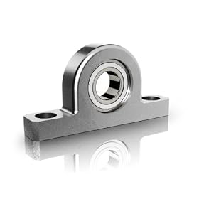 Spyraflo PB0-SRW1810ZZS 5/16" Inner Diameter Mounted Miniature Precision Ball Bearing With Extended Inner Race, In An Aluminum Housing