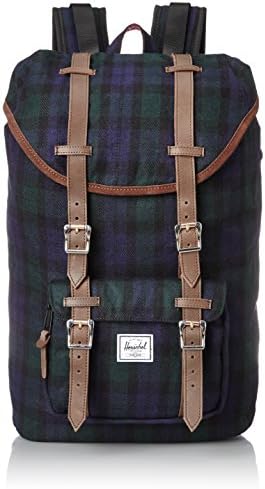 Herschel Supply Co. Little America Mid-Volume Select, Black Watch Plaid, One Size
