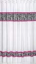 Funky Zebra Kids Bathroom Fabric Bath Shower Curtain