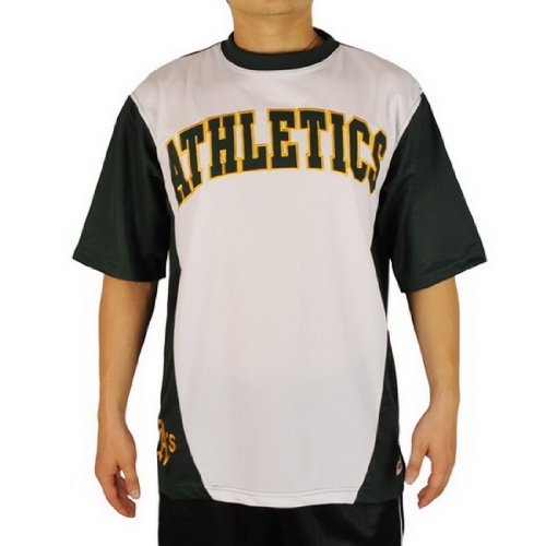 Mens MLB Oakland Athletics Baseball Short Sleeve Jersey (Size:L)