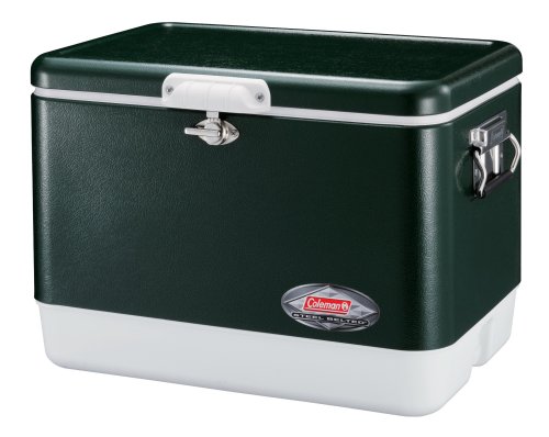 Coleman 54-Quart Steel-Belted Cooler, Green