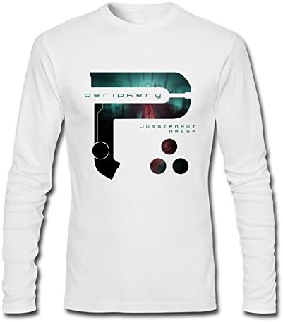 WEREXC Customized Long-Sleeve tshirt for Men 100% Cotton-Periphery Juggernaut Omega White XL