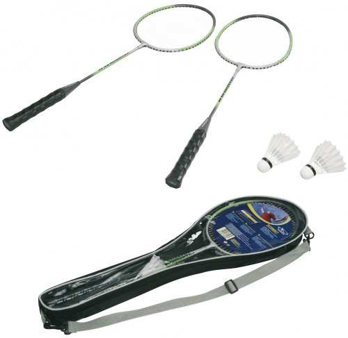 Produkt-Bild: Hudora Badmintonset Champion RS-88, 2 ALU-Schl&auml;ger, Tasche, 2 Federb&auml;lle