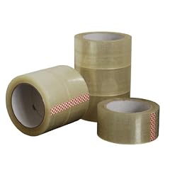 6 ROLLEN PAKETBAND KLEBEBAND PACKBAND KLAR 50mm x 66m