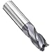 Melin Tool CCMG-M-M Carbide Corner Radius End Mills, Metric, AlTiN Finish, 30 Degree Helix, For Use With Cast Iron, Plastics, Steel/Steel Alloys, Titanium/Titanium Alloys