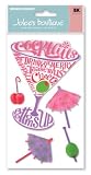 Jolees  Boutique Le Grande Dimensional Stickers, Drinks Delight/Cocktail