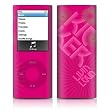 Kicker Billy Pink Design Protective Decal Skin Sticker for Apple iPod nano 4G (4th Generation) Player