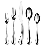 Gourmet Settings Flow 20-Piece Flatware Set, Service for 4