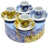 Espresso Cup & Saucer Sets - Retro