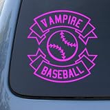 VAMPIRE BASEBALL - Twilight - Vinyl Decal Sticker #1475 | Vinyl Color: Pink