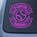 VAMPIRE BASEBALL - Twilight - Vinyl Decal Sticker #1475 | Vinyl Color: Pink