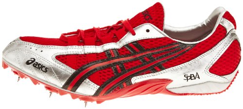 Asics Unisex Cyber Md Beijing Running Spike Fire Red/Black/Lightning GN8102690 12 UK