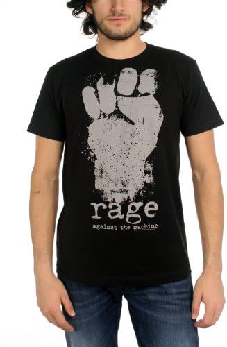 Rage Against The Machine - Fist Adult T-Shirt In Black, Size: Large, Color: Black