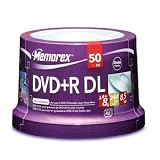 Memorex 8.5GB 8X Double Layer DVD+R (50pk Spindle)
