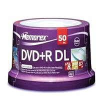 Memorex 8.5GB 8X Double Layer DVD+R (50pk Spindle)