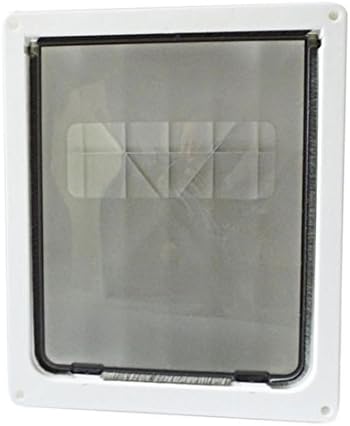 ClikWing Pet Door with Clear Hard Flap Pet All-Weather Energy Efficient Dog Door L