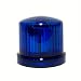 Fortune PL-300BJ-RCS03 Battery Powered Ultra Bright LED Remote Control Police Beacon, Frequency 3, 6" Diameter x 5" Height, Blue