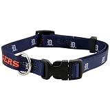 MLB Detroit Tigers Adjustable Dog Collar (Medium)