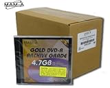 MAM-A Gold - DVD-R ( G ) - 4.7 GB 8x - gold - jewel case - storage media - 10 pack