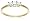 14k Yellow Gold Princess-Cut 3-Stone Diamond Ring (1/4 cttw, I-J Color, I1-I2 Clarity), Size 8
